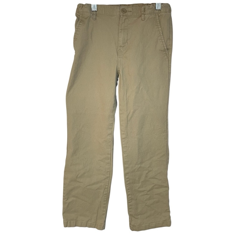 Old Navy Boys Size 12 Docker Pants Beige/Tan Adjustable